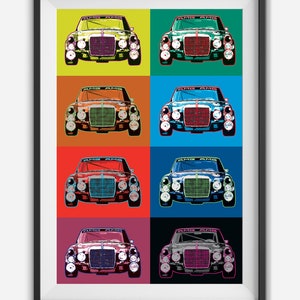 1969 Mercedes-Benz 300SEL 6.8---Pop Cars---Warhol Inspired