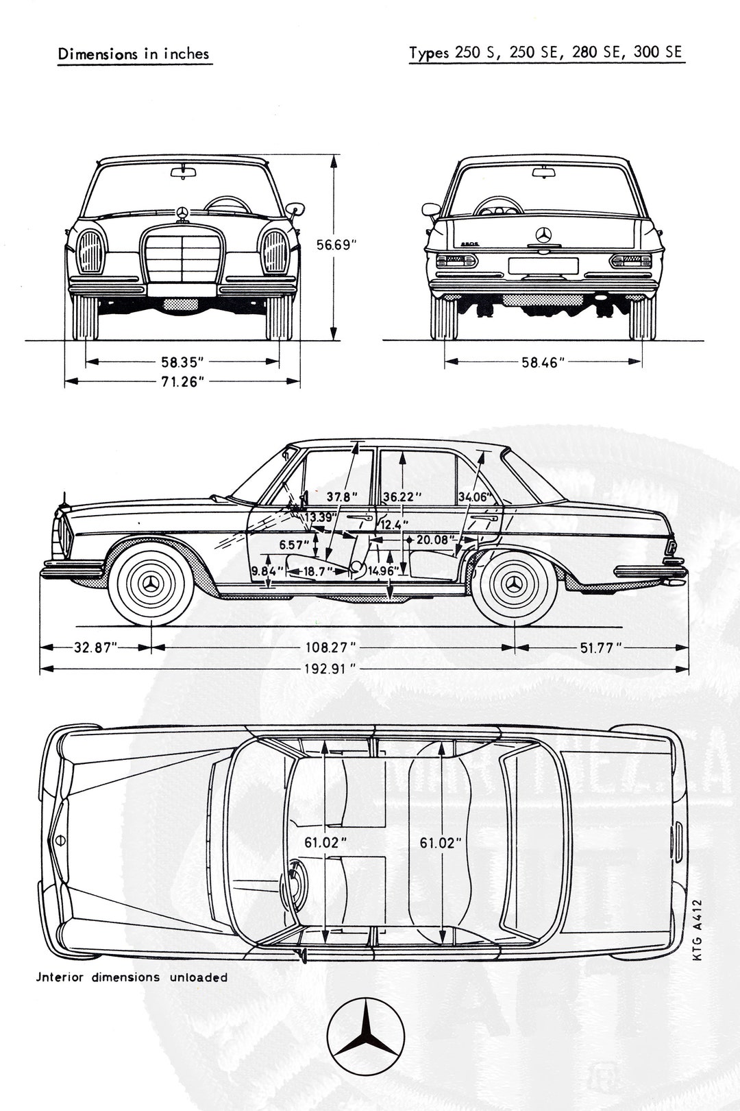 メルセデス・ベンツ取扱説明書280S/8 SL/8 SE/8 300SEL/8 メルセデス・ベンツ取扱説明書280S/8 SL/8 SE/8 300SEL/8