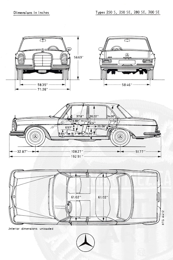 W114 メルセデスベンツ　取説　230 280ce Mercedes-Benz 230.6, 250, 250C, 280E, 280C, 280CE, W114