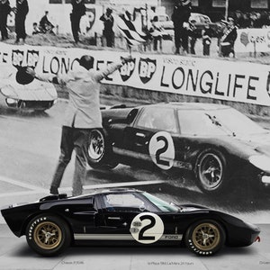 Chassis P/1046GT40Mk II-A, 1.Platz 1966 24 Stunden von Le Mans-Bruce McLaren/Chris Amon, LEGENDARY SURVIVORS® Series