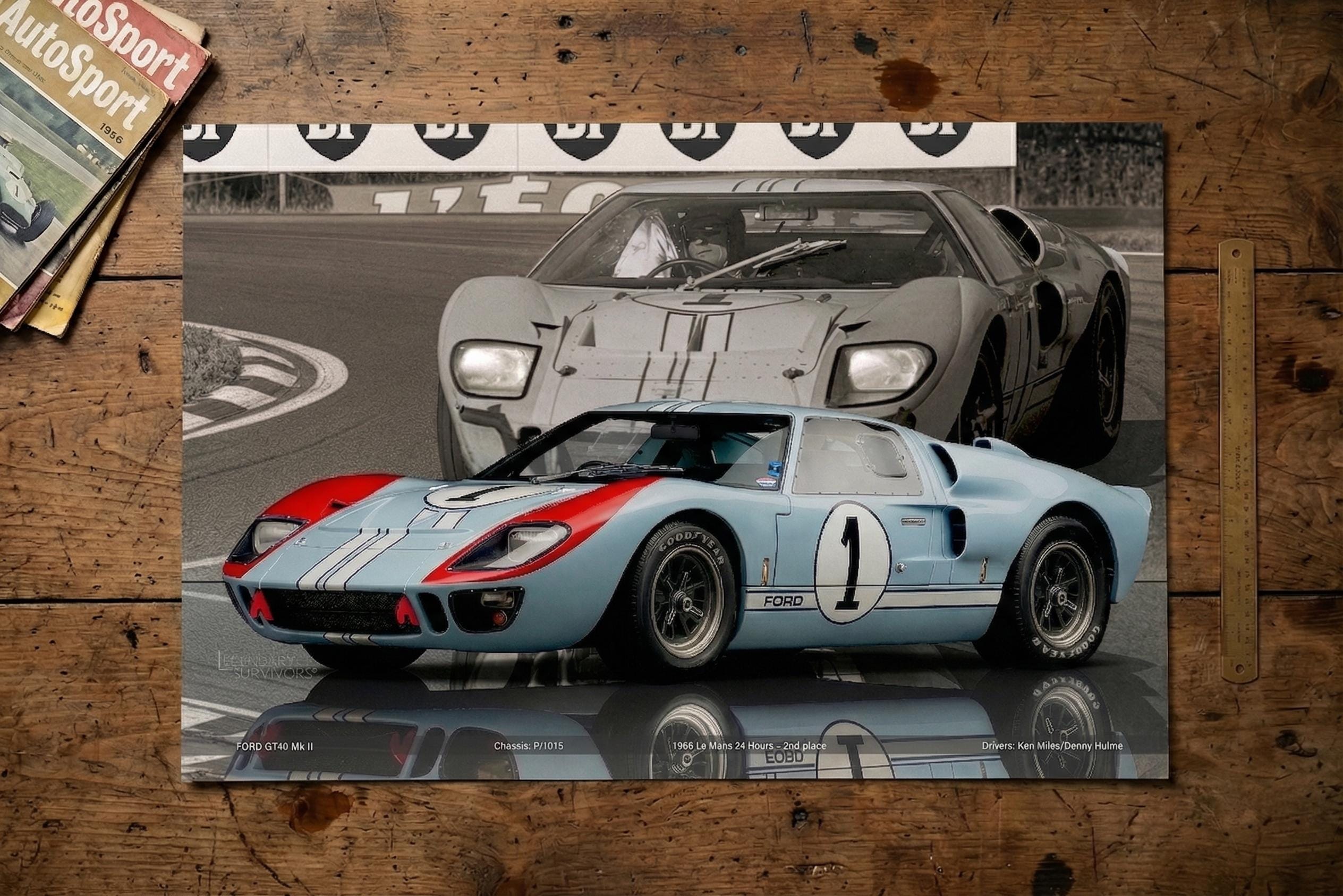 Ford GT40 Mk II P/1015 1966 Le Mans - Legendary Survivors Series