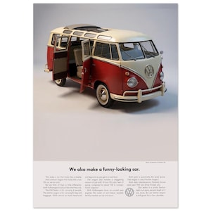 Anuncio del VW Microbus de 1961 - Restaurado y ampliado