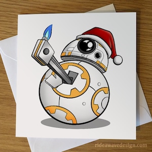 BB-8 Weihnachtskarte | Star Wars Weihnachtskarte | Star Wars | Star Wars-Fan | BB-8 | BB8 Weihnachten | Weihnachtskarte