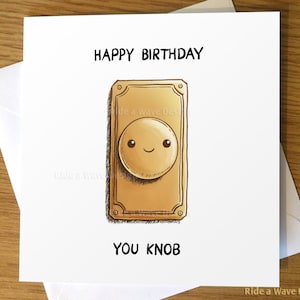 Carte d'anniversaire grossière | carte d'anniversaire offensive | Joyeux anniversaire bouton | grossier | Brut | Drôle | plaisanteries
