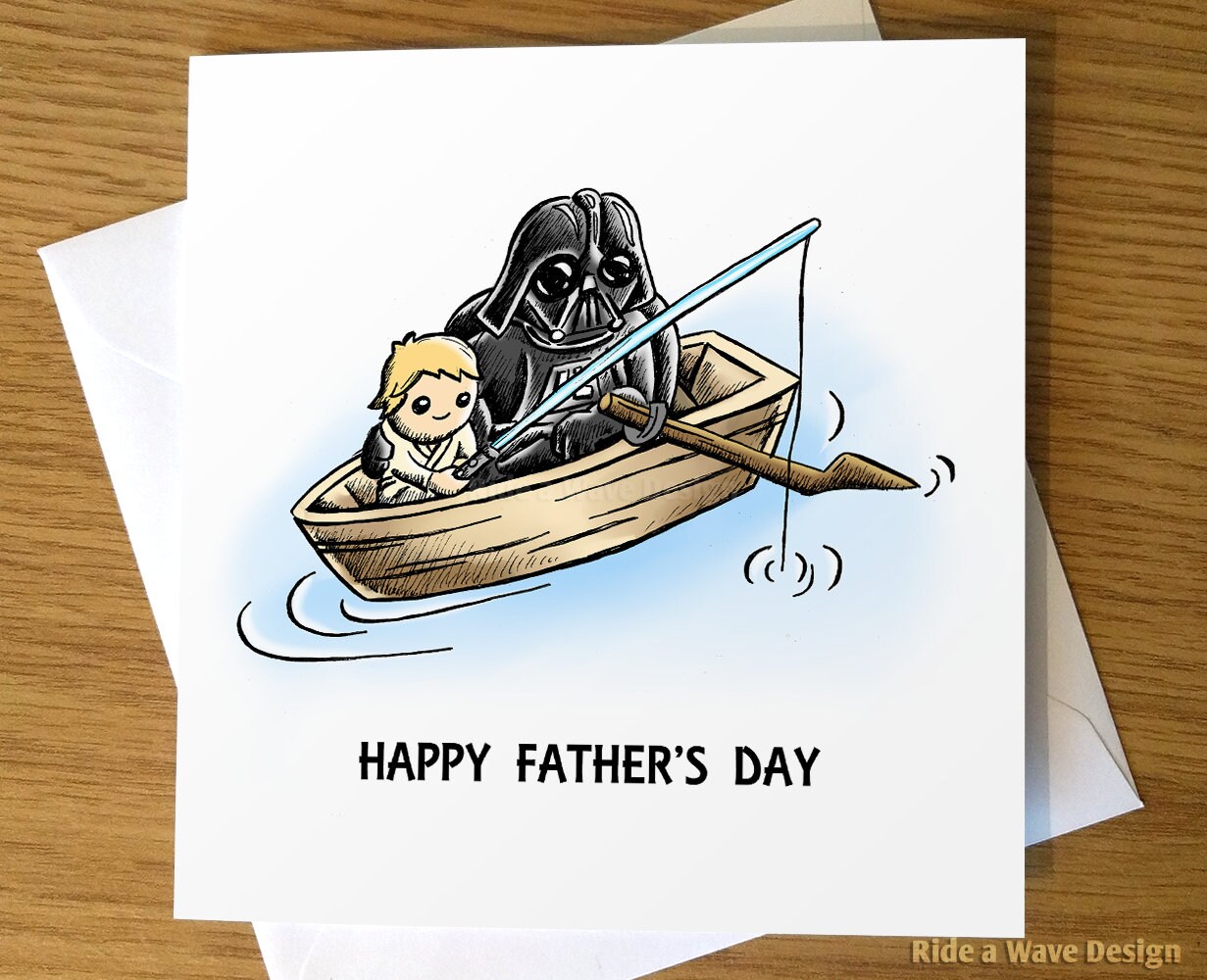 Darth Vader Father S Day Card Printable Cards
