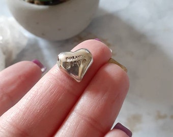 Vintage Sterling Silver Heart 925 Charm