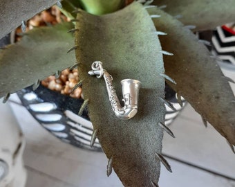 Vintage Sterling Silver Musical Instrument Marching Band Charm Pendant