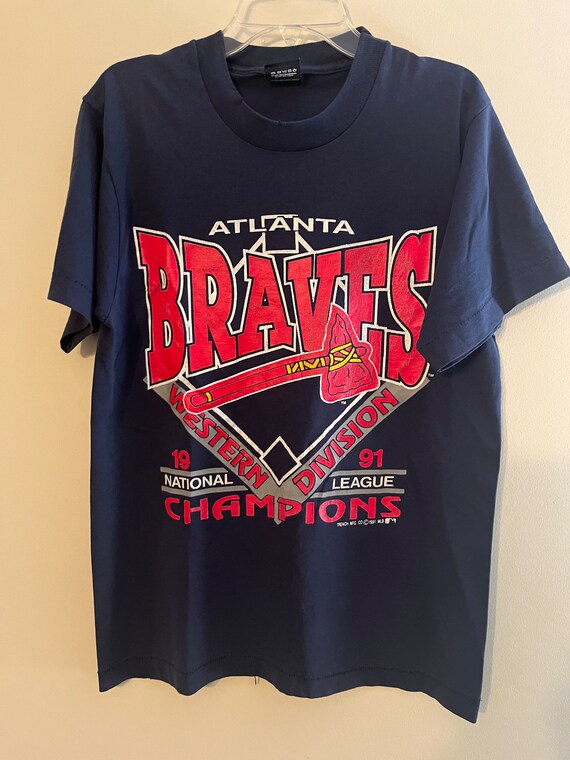 Vintage 1991 Atlanta Braves Tshirt Adult Medium Ch