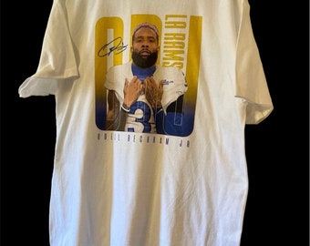 LA Rams Odell Beckham Jr T-shirt Size Adult Large