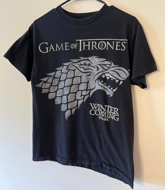 Game of Thrones Black Tshirt Faded