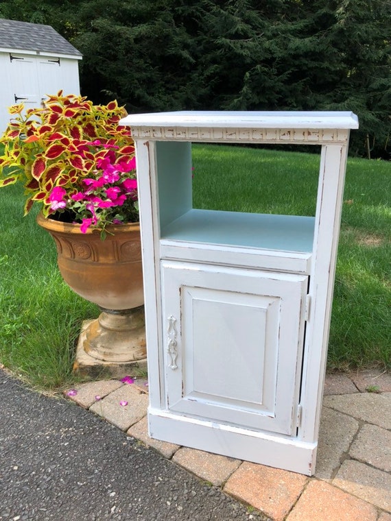 Sold Entryway Cabinet Bathroom Cabinet Accent Table Etsy