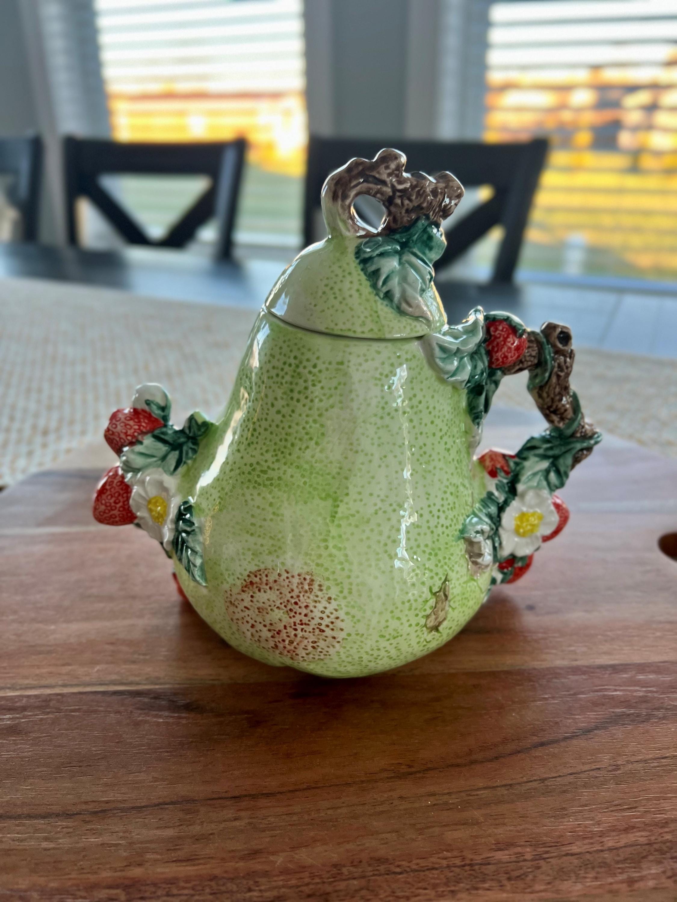 Heritage Mint Teapot - Etsy