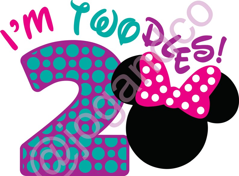 I'm Twodles SVG File - Etsy