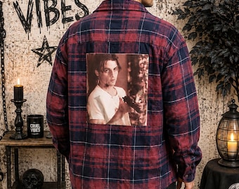 Scream Flannel Shirt, We All Go a Little Mad Sometimes Shirt, Horror Movie Flannel, Unisex Plaid Shirt