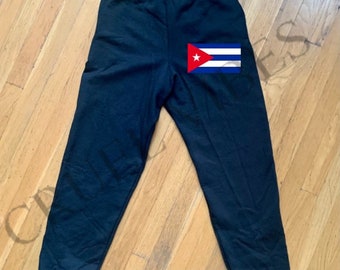 Flag Pants; Cuba; Sweatpants