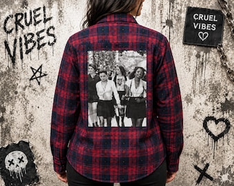 The Craft Flannel Shirt, We Are the Weirdos Mister Shirt, 90s Witch Movie Flannel, Gothic Witchy Shirt