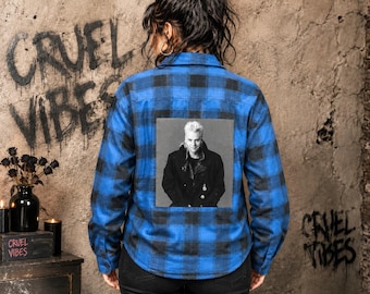The Lost Boys Flannel Shirt, Good Night Blood Sucker Shirt, Vampire Horror Movie Flannel, Gothic Shirt