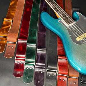 Handcrafted Lightweight Leather Guitar Straps | Comfortable & Durable