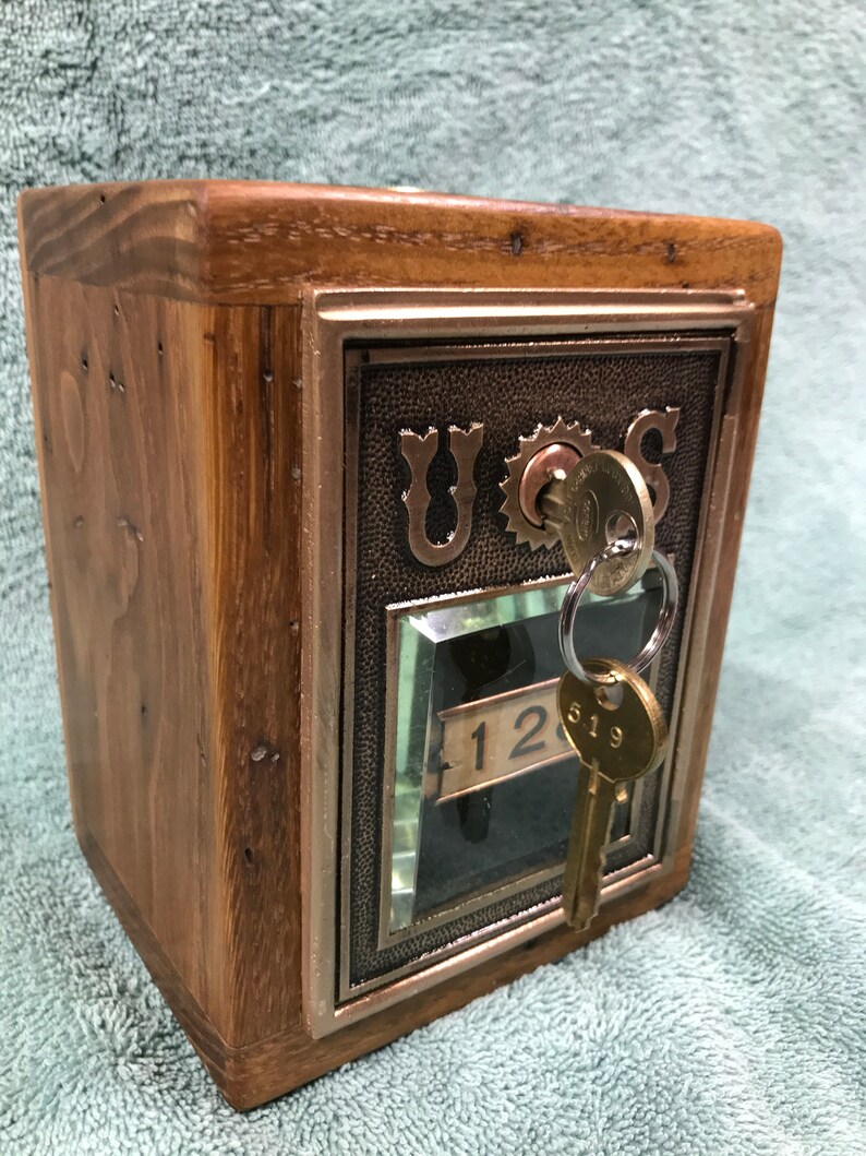 US Burst Keyed Post Office Lock Box Bank 128 Etsy
