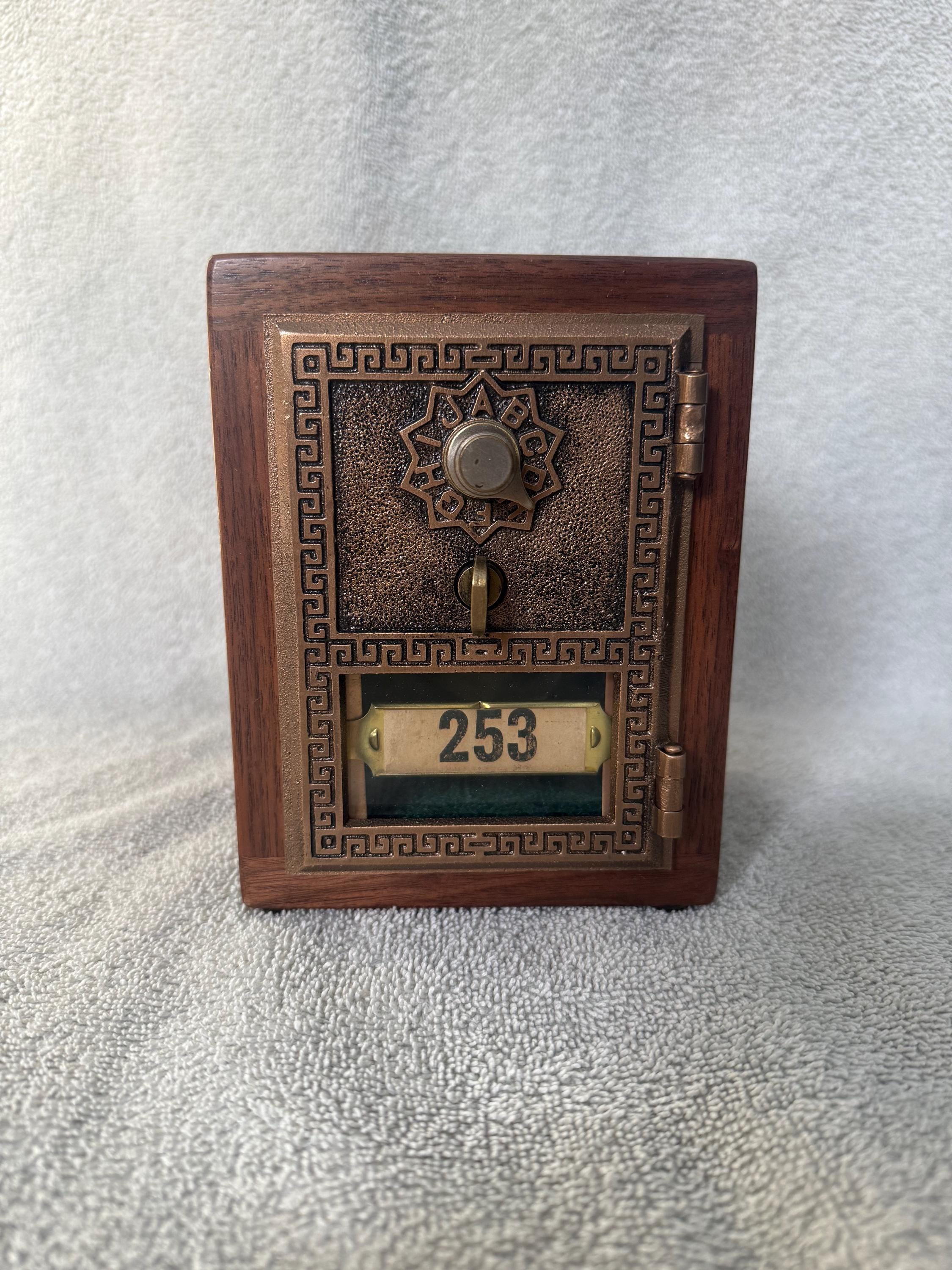 Olde English Post Office Lock Box Bank #253 - Etsy
