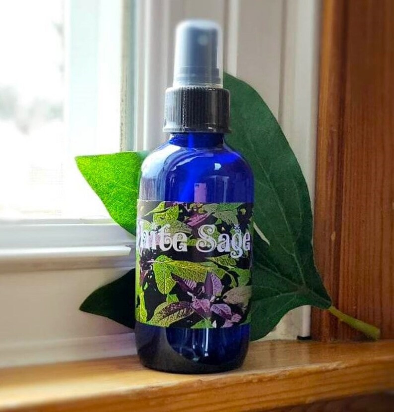 White Sage Aura Mist Spray Cleanse Clear Purify Protect Etsy