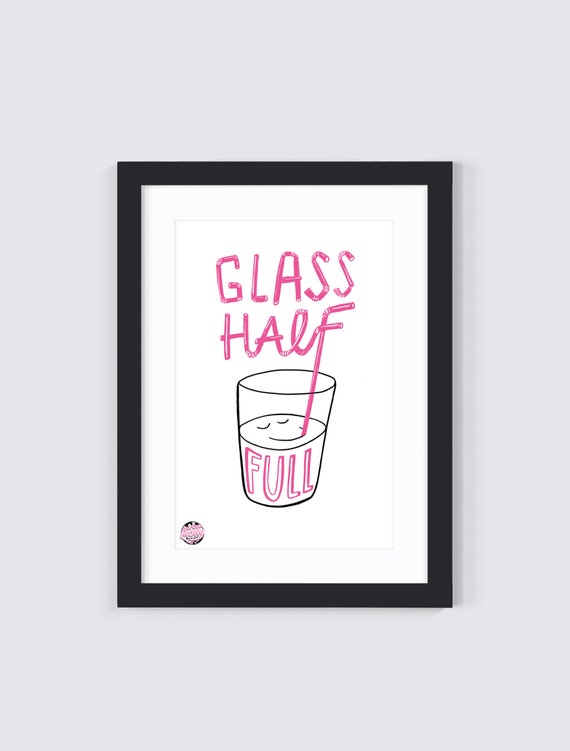 Glass Half Full Etsy