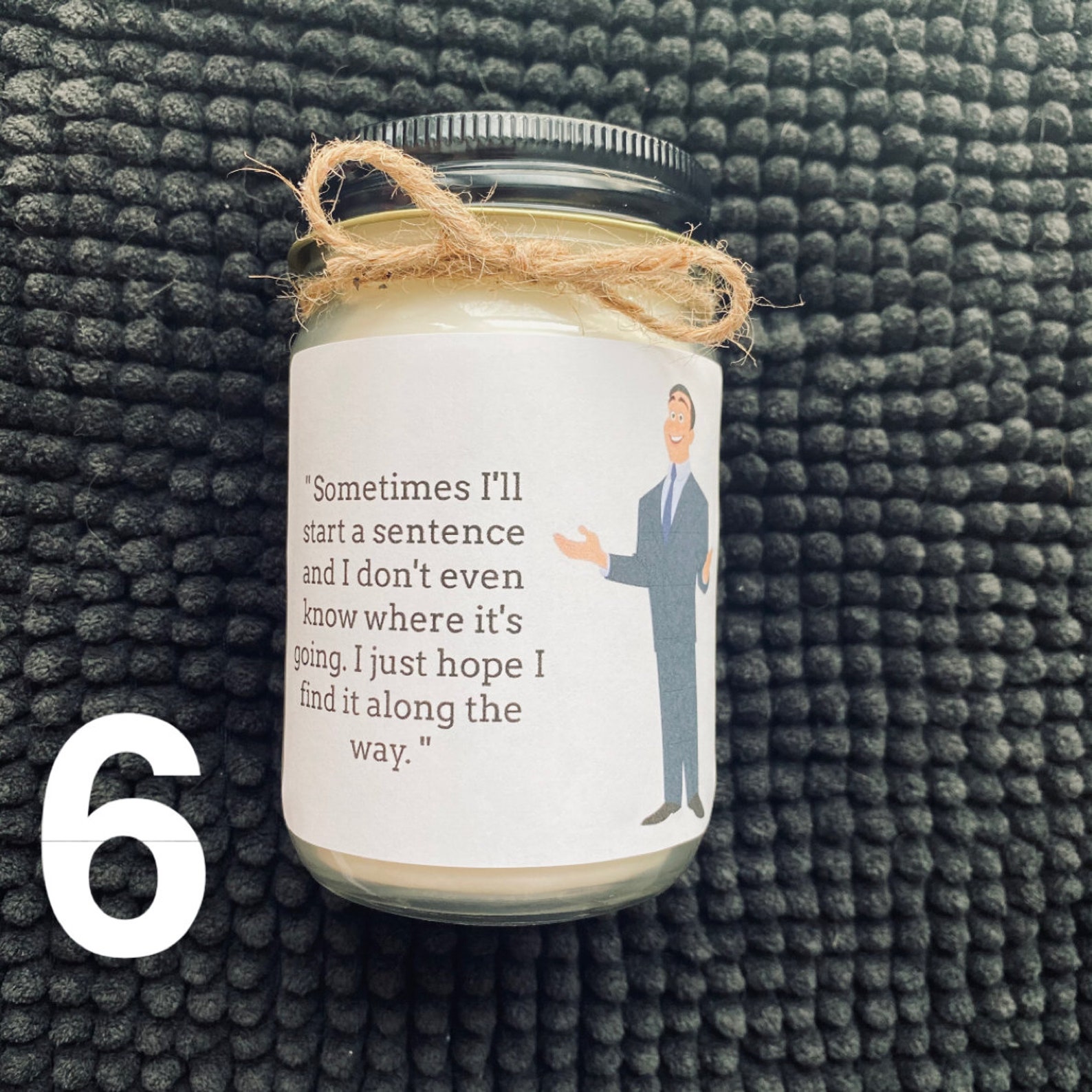The Office Inspired Candle The Office The Office TV Show Etsy