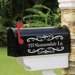 Mailbox Decal | Custom Mailbox Decal | Address Decal | House number decal | Mailbox Numbers | Mailbox Monogram | Mailbox Stickers | Mailbox