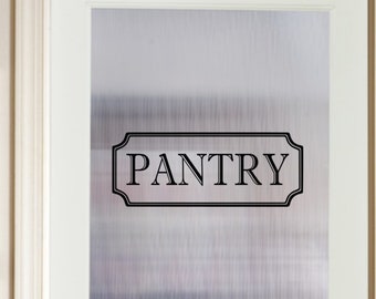 pantry door decal | kitchen decals | kitchen pantry | pantry door | pantry organization | pantry decal | kitchen decor | pantry decor | sign