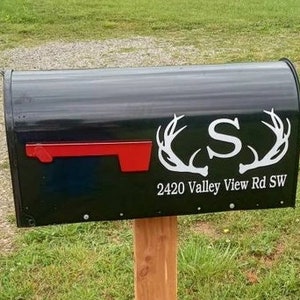 Mailbox Monogram | Mailbox Decal |  Mailbox Numbers | Mailbox decals | Mailbox Sticker | Mailbox Number Decal | Address decal | number decal