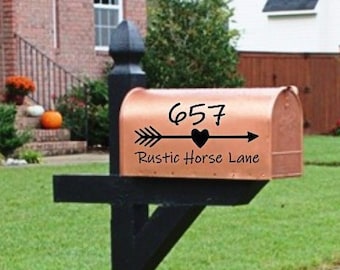 Mailbox Decal | House Numbers | Mailbox Numbers | Custom Mailbox | Personalized Address Sticker | Decal For Mailbox | Address Decal |