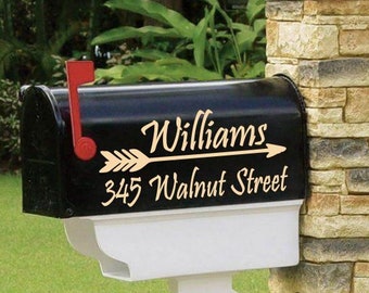 Mailbox Decal | Custom Mailbox Decal | Address Decal | House number decal | Mailbox Numbers | Mailbox Monogram | Mailbox Stickers | Mailbox