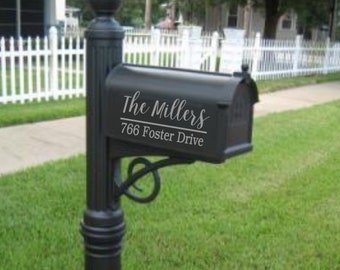 Custom Mailbox | Mailbox Decal | Mailbox Number | Mailbox sticker | house number |Mailbox number decal