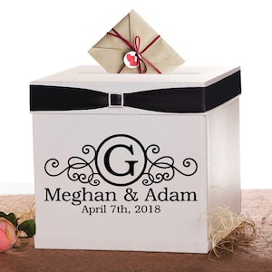 wedding card decal | wedding decor | cards wedding decal | cards decal | rustic wedding | card box decal | decal for card box | custom decal