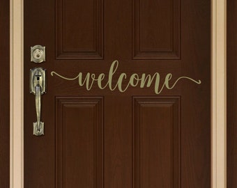 Front door decor | farmhouse decor | porch decor | rustic decor | front door sign | welcome door sign | country cottage | entryway decor