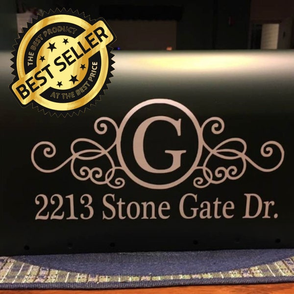 Mailbox Decal | Custom Mailbox Decal | Address Decal | House number decal | Mailbox Numbers | Mailbox Monogram | Mailbox Stickers | Mailbox