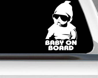 Baby on board sticker | Car window decal | Window Decal | Car decal | vinyl decal | Baby sticker | Baby on board decal