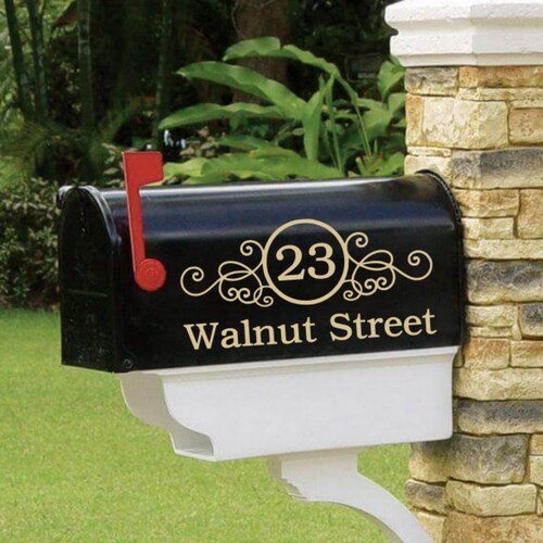 Outdoor & Gardening Home & Living Mailbox Numbers Street Address Vinyl