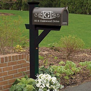 Mailbox Decal Custom Mailbox Decal Address Decal Mailbox Numbers Mailbox Monogram Mailbox Stickers image 1