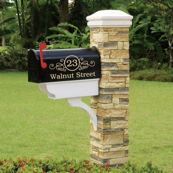 Mailbox Decal | Custom Mailbox Decal | Address Decal | House number decal | Mailbox Numbers | Mailbox Monogram | Mailbox Stickers | Mailbox