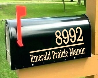 Mailbox Numbers Decal | Mailbox Numbers | Mailbox Decal | Custom Mailbox | Monogram mailbox decal | house number | Mailbox Sticker