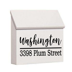 Mailbox Decal | Custom Mailbox Decal | Address Decal | House number decal | Mailbox Numbers | Mailbox Monogram | Mailbox Stickers | Mailbox