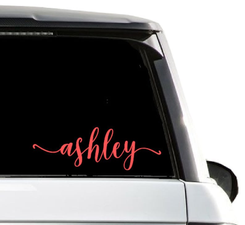 Personalized Car Decal Custom Window Decal Decal for Women Etsy