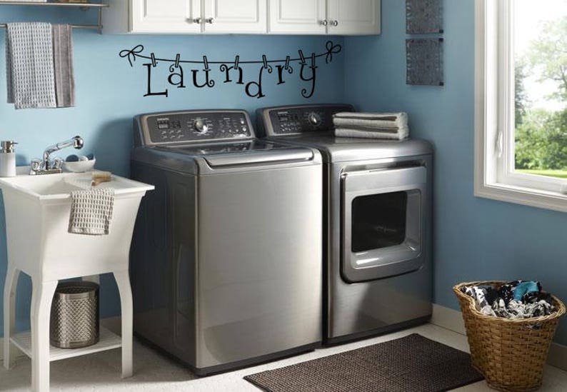 Laundry Room Decor Laundry Room Decal Laundry Room Art Etsy