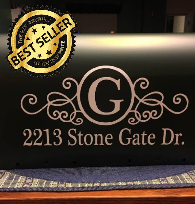 Mailbox Decal | Custom Mailbox Decal | Address Decal | House number decal | Mailbox Numbers | Mailbox Monogram | Mailbox Stickers | Mailbox
