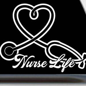Nurse sticker | Nurse decal | yeti nurse decal | nurse life | decal for nurse | nurse car decal |