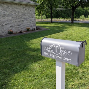 Mailbox Decal | Custom Mailbox Decal | Address Decal | House number decal | Mailbox Numbers | Mailbox Monogram | Mailbox Stickers | Mailbox image 4