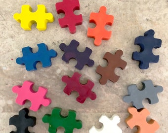 Autism Puzzle Crayons