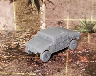 HMMWV Transport Vehicle, 3D Resin Printed Near Modern War Flames Of War Team Yankee
