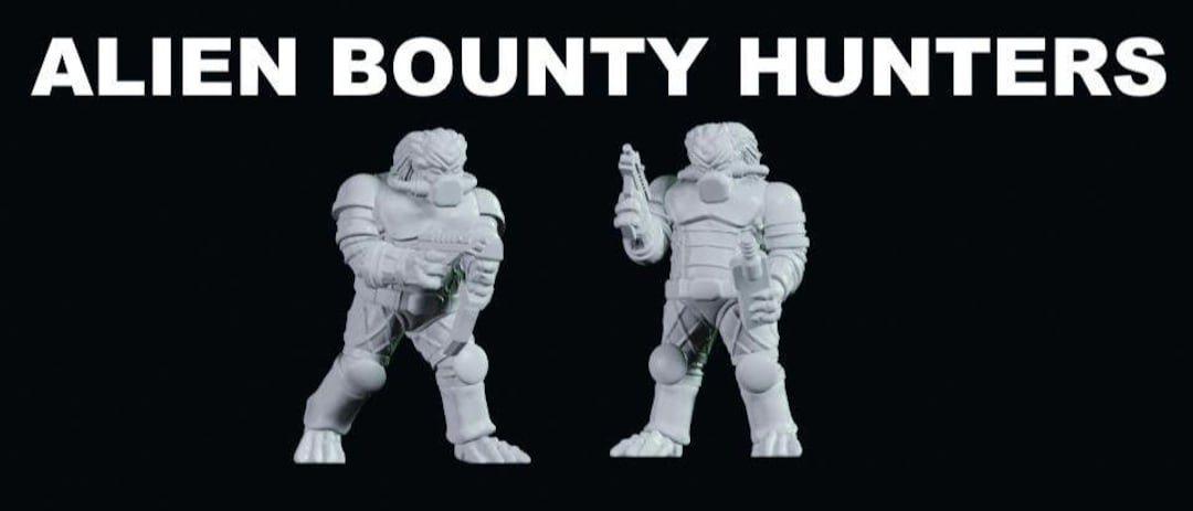 Alien Bounty Hunter Miniatures, Monster Hunter,hunter of Men,near ...